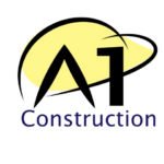 Logo for A1 Construction, a Toronto construction company, using strong typography and icon-based design representing tools and structure. Works best as renovation or contruction based web design by toronto web design agency.